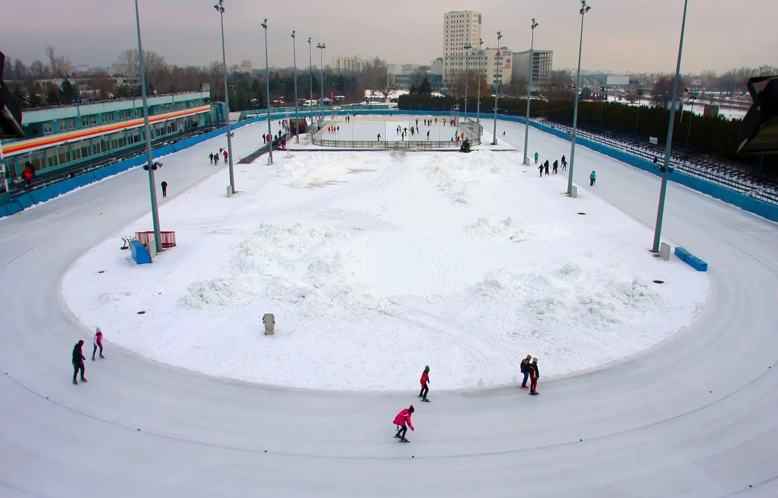 Ледовый каток Stegny в Варшаве