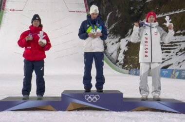 зимние Олимпийские игры 2026, пьедестал победителей прыжки с трамплина